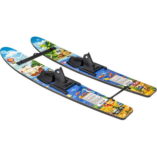 HO 2025 Hot Shot Trainer Combo Skis with Bar & Rope