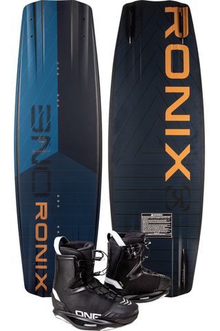 Ronix 2025 One Blackout Wakeboard with One Boots