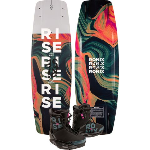 Ronix 2026 Rise Ladies Wakeboard with 2025 Rise Boots