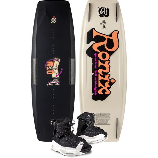 Ronix 2025 Quarter 'Til Midnight Ladies Wakeboard with 2026 Halo Boots
