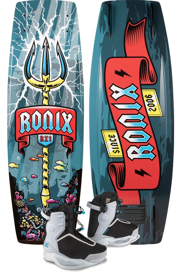 Ronix 2025 RX1 Junior Boys Wakeboard with Vision Pro Boots