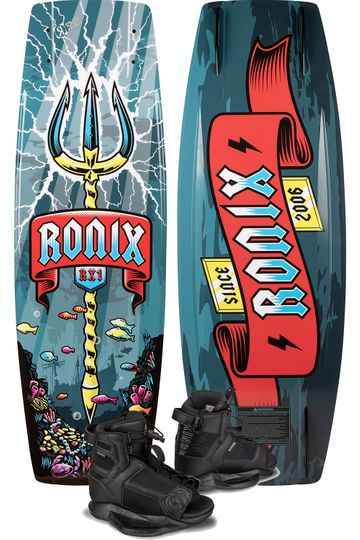 Ronix 2025 RX1 Junior Boys Wakeboard with Divide Boots