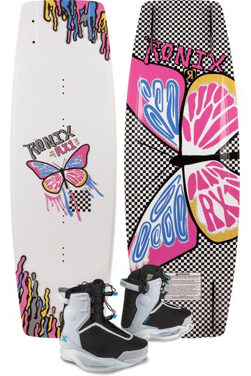 Ronix 2025 RX1 Junior Girls Wakeboard with Vision Pro Boots