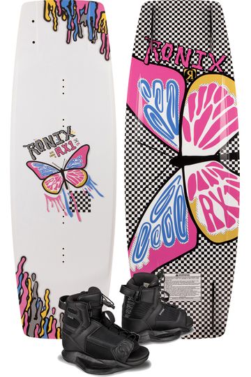 Ronix 2025 RX1 Junior Girls Wakeboard with Divide Boots