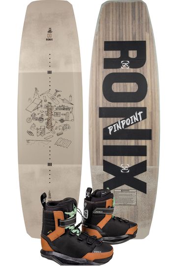 Ronix 2025 Pinpoint Cable Park Wakeboard with Diplomat Boots