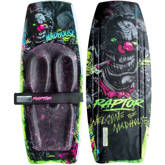 Raptor 2025 Welcome to the Madhouse Kneeboard With Hook
