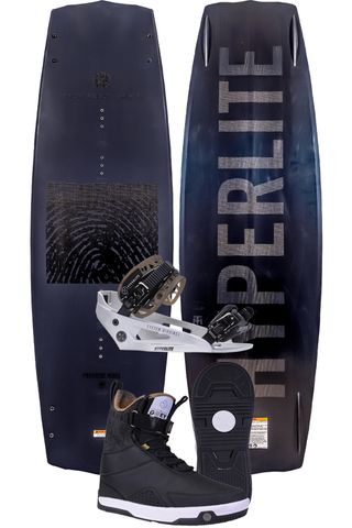 Hyperlite 2025 Blueprint Loaded Wakeboard with Gooey Boots &amp; White System Bindings