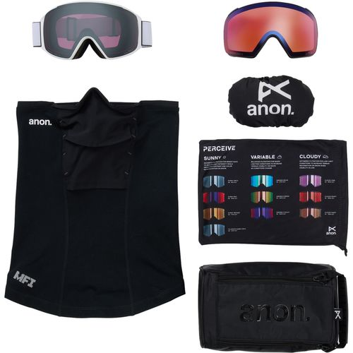 Anon 2026 M4S Goggles (Toric) (Low Bridge) + Bonus Lens + MFI Face Mask