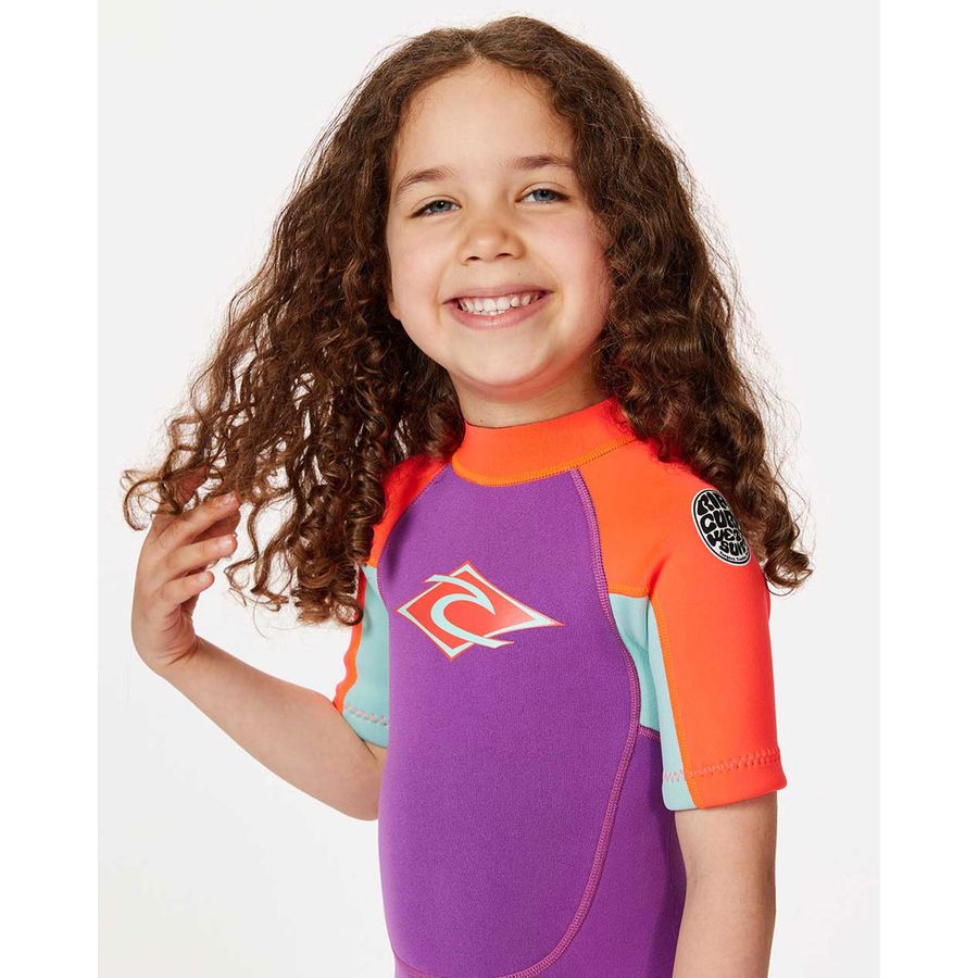 Rip Curl 2025 Groms Omega B/Zip Springsuit