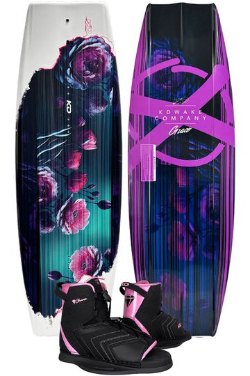 KD 2025 Grace Ladies Wakeboard with Charm Boots