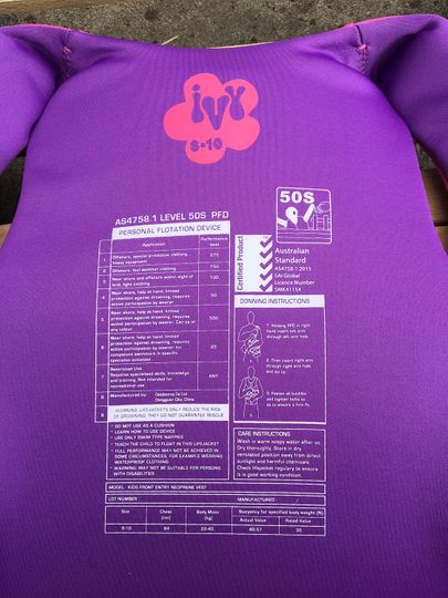 Ivy 2023 Junior Girls Vest 8-10 - Sample