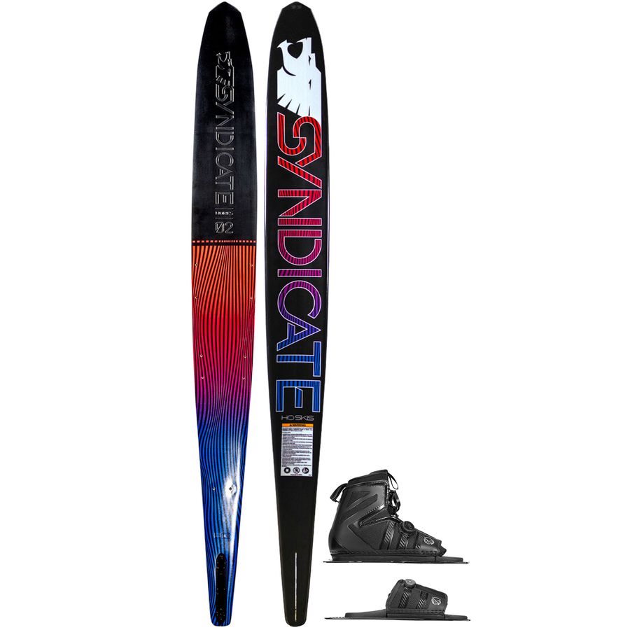 HO 2025 Syndicate Works 02 Slalom Ski with Stance 130 Atop Boot & RTP