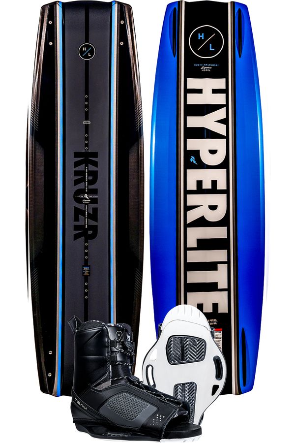 Hyperlite 2025 Kruzr Wakeboard with Team Open Toe Boots