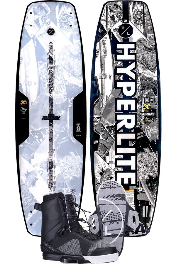 Hyperlite 2025 Murray Pro Wakeboard with Team X Boots