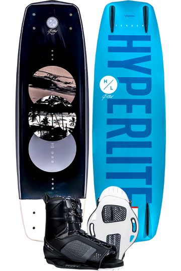 Hyperlite 2025 Sender Wakeboard with Team Open Toe Boots