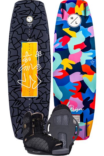 Hyperlite 2025 Prizm Ladies Wakeboard with Syn Boots