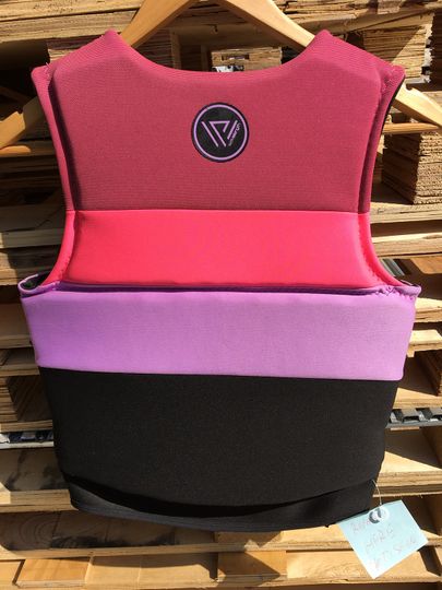 Wavelength 2020 VOGUE VEST - Pink/Black Size 6. C126