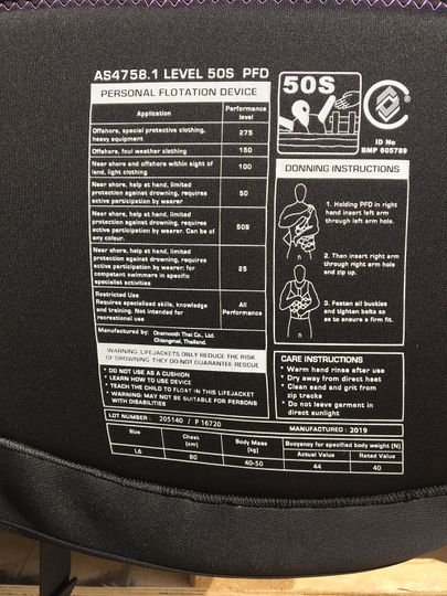 Wavelength 2020 VOGUE VEST - Pink/Black Size 6. C126