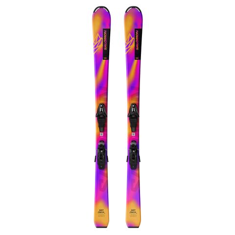 Salomon 2026 Lux Jr S W/C5 Kids Snow Skis