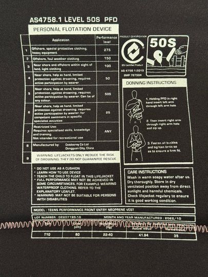 Ivy 2025 TEEN SAVANNAH VEST Y10 - Approved Sample (C37)