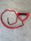 Radar Dog Bungee Leash Red - Used. C030