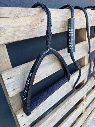 Ronix 2025 CARBON spinner SURF ROPE + HANDLE - Used (C107)