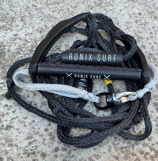 Ronix 2025 CARBON spinner SURF ROPE + HANDLE - Used (C107)