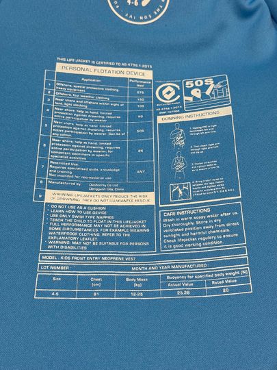 Ivy 2025 JNR GIRLS VEST 4-6 - NON APPROVED (C32)