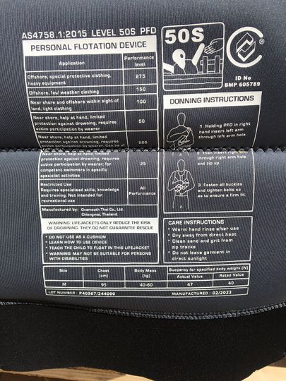 KGB 2025 Control Vest M - NON Approved sample (C146)