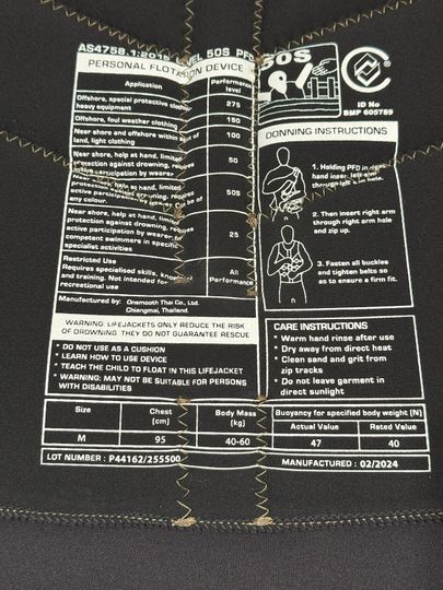 KGB 2025 Control Vest M -approved sample (C147)
