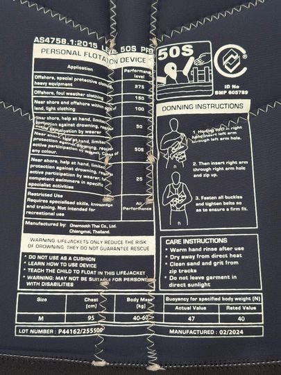 KGB 2025 Control Vest M - approved sample (C154)
