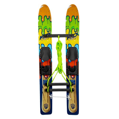 KD 2027 Calypso Combo Trainer Skis with Bar, Rope & Handle