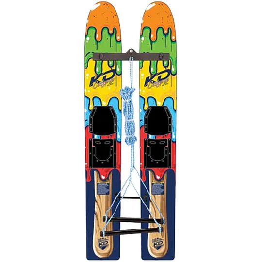 KD 2026 Calypso Combo Trainer Skis with Bar, Rope & Handle