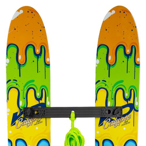 KD 2027 Calypso Combo Trainer Skis with Bar, Rope & Handle