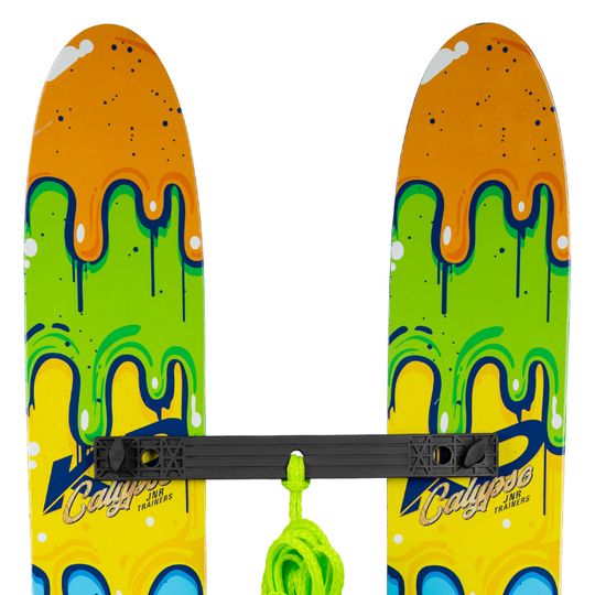 KD 2026 Calypso Combo Trainer Skis with Bar, Rope & Handle