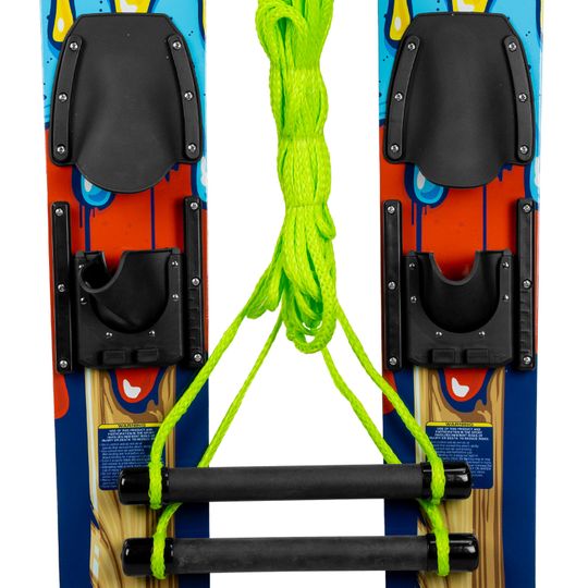 KD 2026 Calypso Combo Trainer Skis with Bar, Rope & Handle