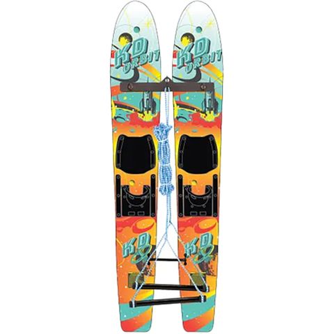 KD 2026 Orbit Junior Combo Skis with Training Bar