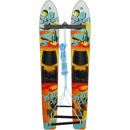 KD 2027 Orbit Junior Combo Skis with Training Bar
