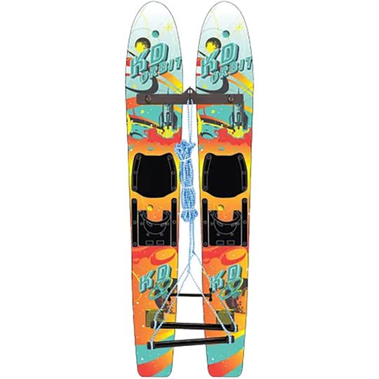 KD 2026 Orbit Junior Combo Skis with Training Bar