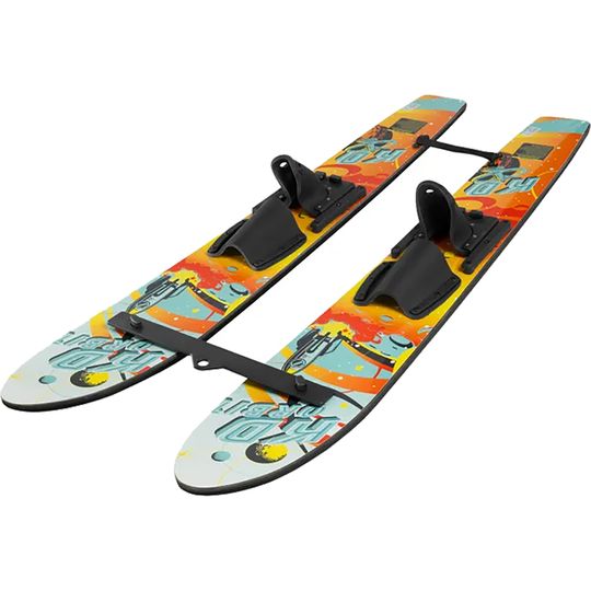 KD 2027 Orbit Junior Combo Skis with Training Bar