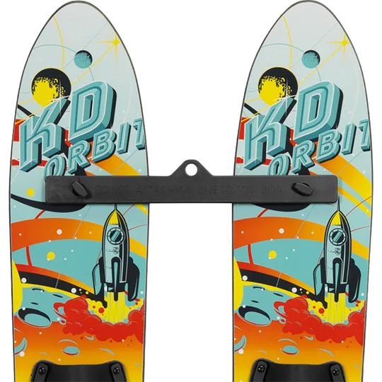 KD 2027 Orbit Junior Combo Skis with Training Bar