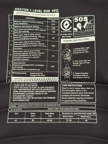 Ivy 2025 Nova Buoyancy Vest 8 - not approved sample (C133)