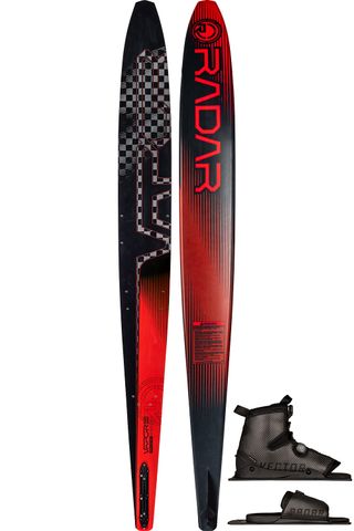 Radar 2026 Vapor Pro Build Red Slalom Ski with Carbitex Vector BOA Boot &amp; RTP