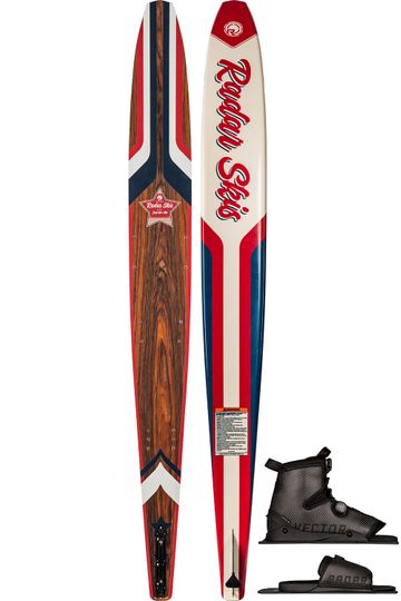 Radar 2026 Vapor Pro Build Americana Slalom Ski with Carbitex Vector BOA Boot & RTP