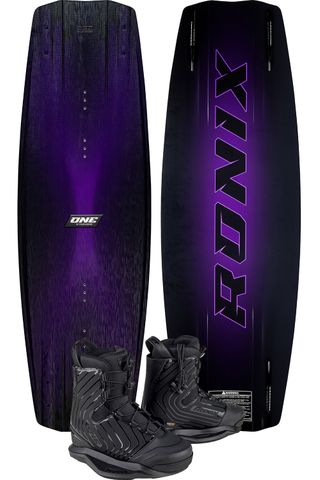 Ronix 2026 One Blackout Wakeboard with One Boots
