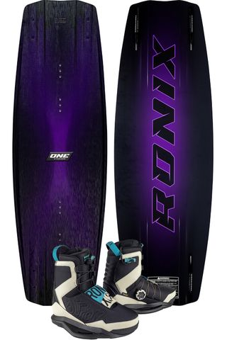 Ronix 2026 One Blackout Wakeboard with Supreme Boots