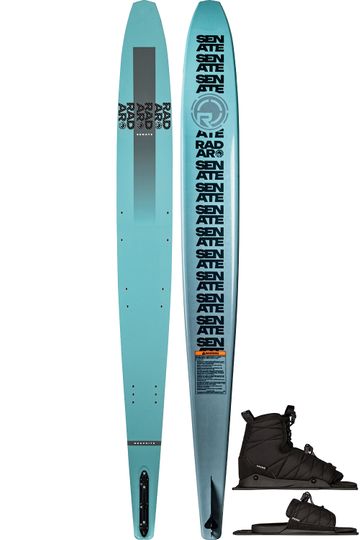 Radar 2026 Senate Graphite Slalom Ski with Prime Boot & RTP