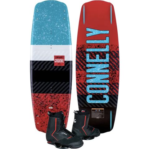 Connelly 2023 Groove Cable Park Wakeboard with 2026 Faction Boots