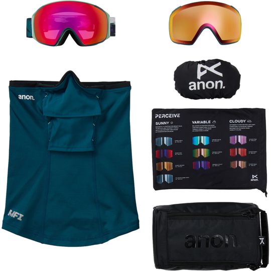 Anon 2026 M4S Goggles (Toric) + Bonus Lens + MFI Face Mask