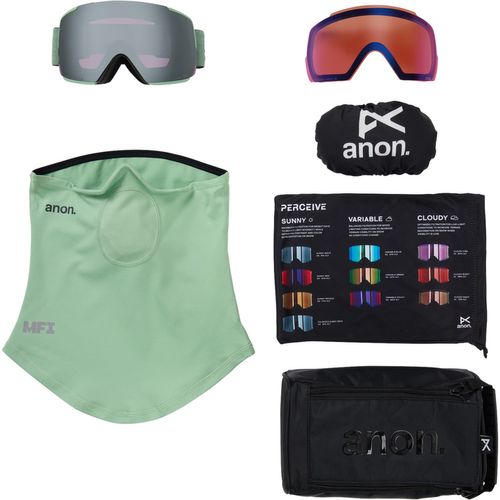 Anon 2026 M5 Goggles (Low Bridge) + Bonus Lens + MFI Face Mask